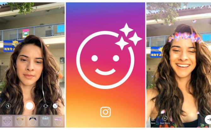 Los filtros faciales llegan a Instagram