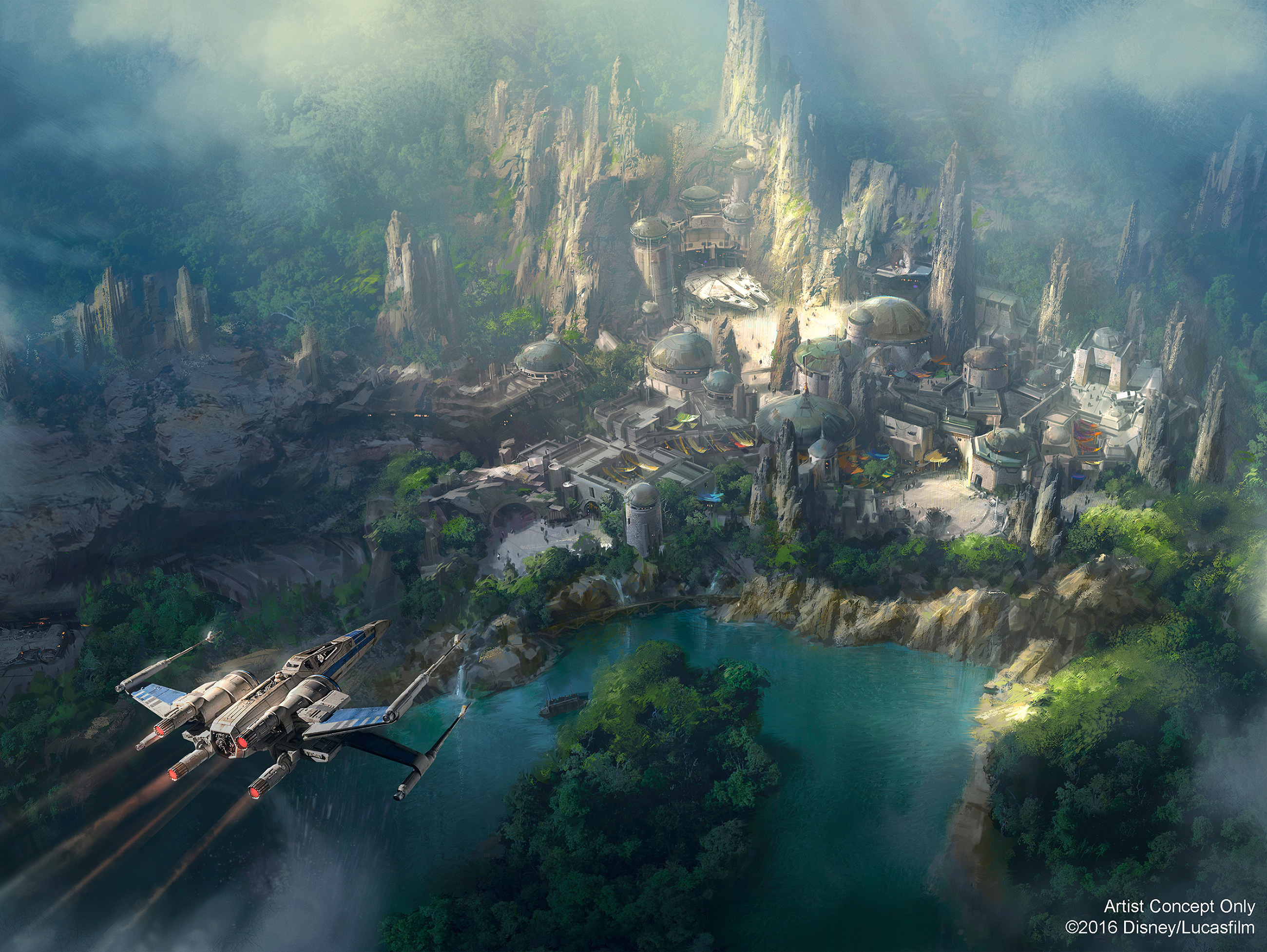 Las primeras fotos de Star Wars Land en Disney