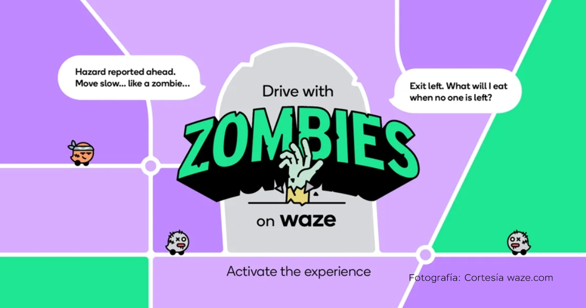 Waze es invadido por zombies