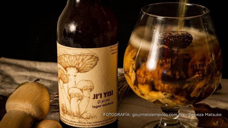 Lanzan primera cerveza mexicana hecha con hongo matsutake de Oaxaca