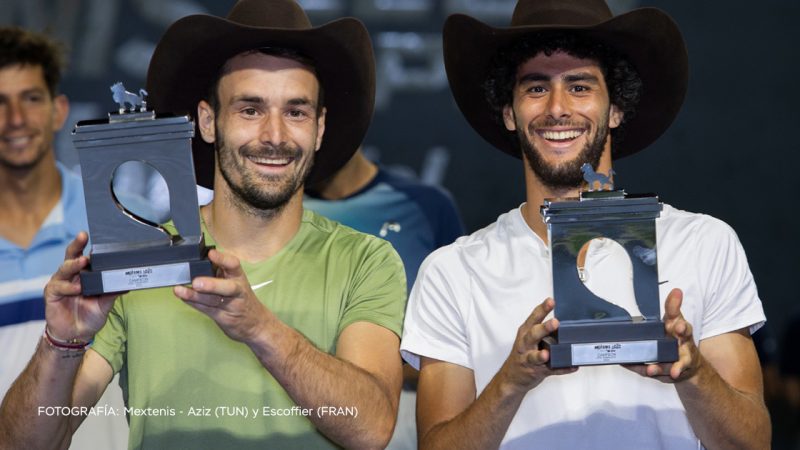 El tunecino Aziz y el francés Escoffier levantan el título de dobles en el León Open