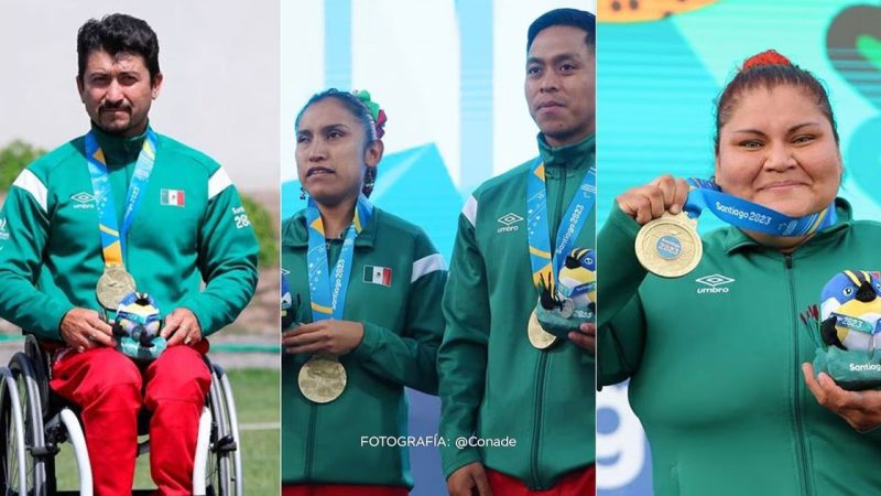 Brillante desempeño de México en los juegos Parapanamericanos: Ascenso al cuarto lugar del medallero.