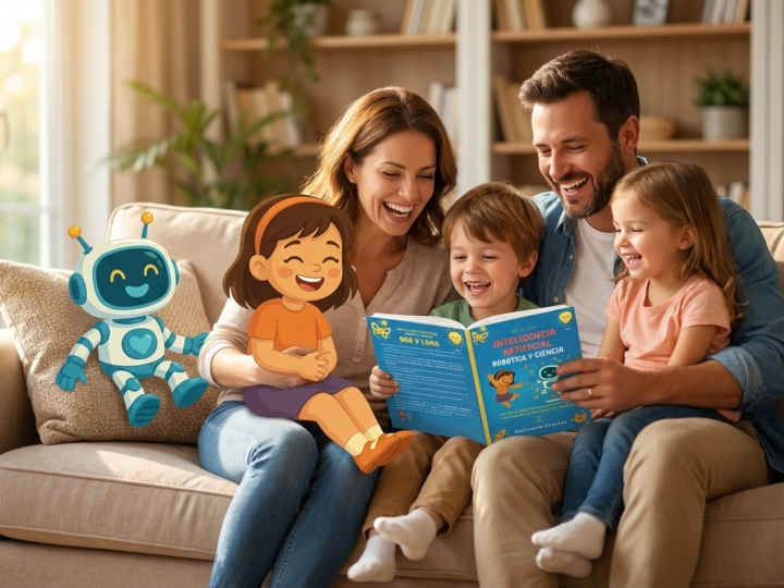 El regalo más valioso para tus hijos. Un libro que logra lo imposible: explicar el futuro con ternura y diversión.